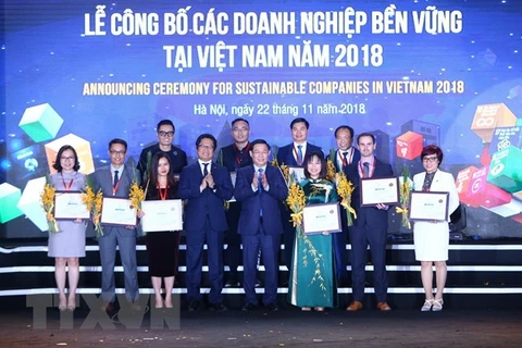 Vietnam announces top 100 sustainable enterprises in 2018 