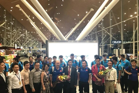 Vietnam’s national football team welcomed in Malaysia