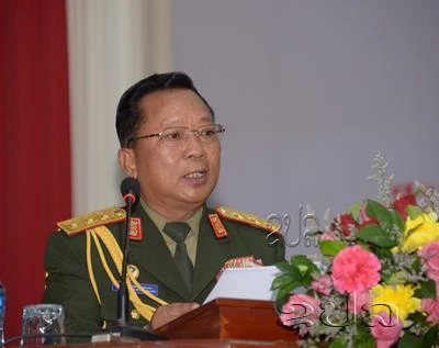 Lao Defence Minister promoted to General rank