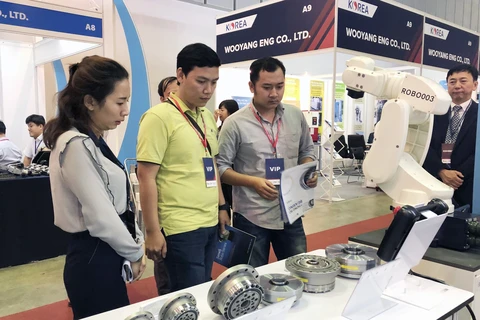 Industrial equipment displayed at first-ever fairs in HCM City