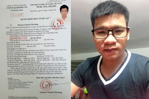Thanh Hoa police hunt for man accused of overthrow attempt