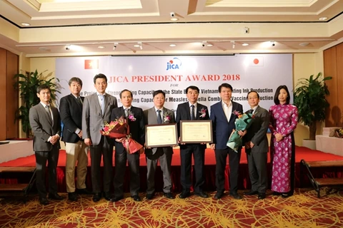 Vietnamese agencies honoured with JICA President Award 