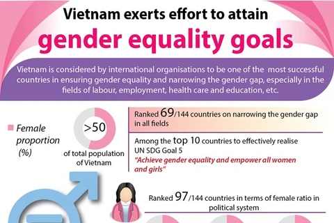 Vietnam makes great strides in promoting gender equality 