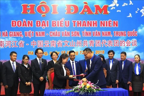 Youths of Ha Giang, China’s Wenshan prefecture foster ties