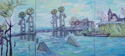 Vietnamese paintings exhibited in Netherlands