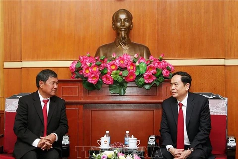 Vietnamese, Lao fronts bolster relations