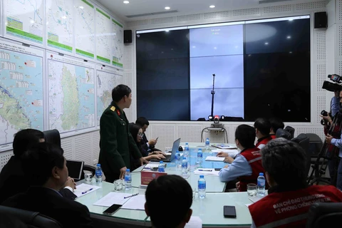Joint operation of natural disaster early warning system tested