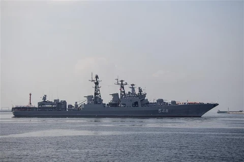 Russian warships begin visit to Philippines