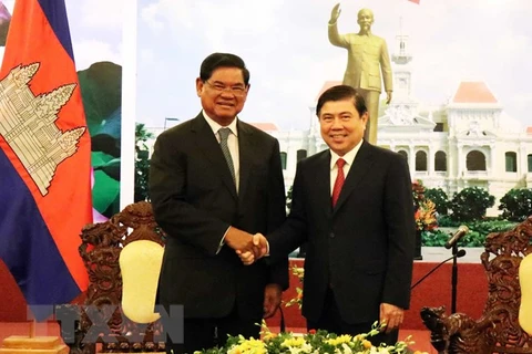 HCM City leader hosts Cambodian Deputy PM 