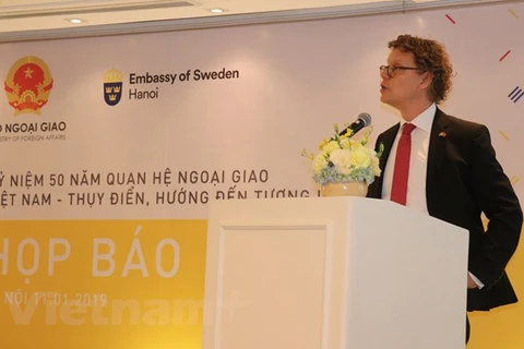 Press conference marks 50 years of Vietnam-Sweden ties