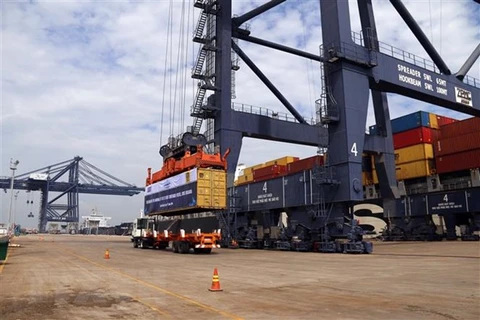 Ba Ria - Vung Tau receives world’s large container ship 