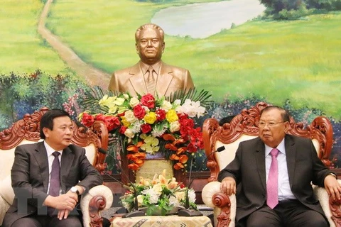 Lao leader receives Ho Chi Minh National Academy of Politics delegation