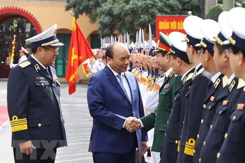 PM inspects combat readiness of Naval High Command 