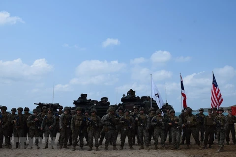 Thailand, RoK, US marines conduct amphibious assault exercise