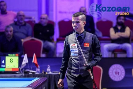 Vietnamese cueist wins bronze medal at Antalya World Cup