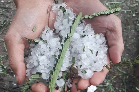 Hailstone, whirlwinds wreak havoc in northern provinces