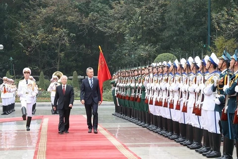 Argentine President welcomed in Vietnam