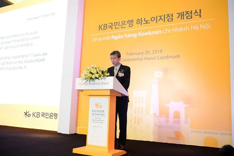Kookmin Bank opens first branch in Hanoi