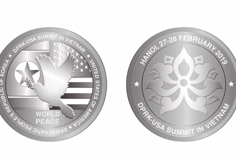 Silver coins issued to celebrate DPRK-USA summit 