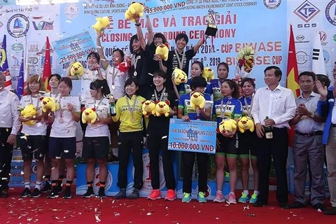 Int’l women’s cycling tourney in Binh Duong wraps up