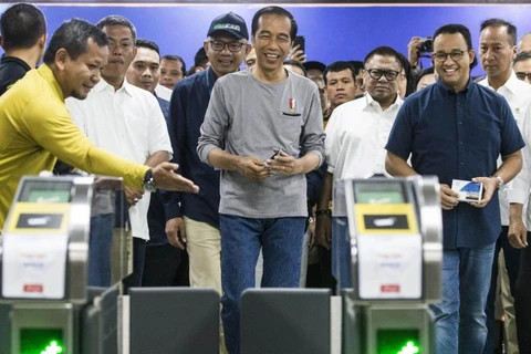 Indonesia inaugurates first MRT in Jakarta