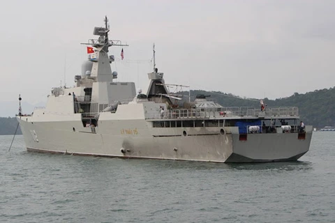 Vietnam’s HQ 012-Ly Thai To joins fleet review at LIMA 2019