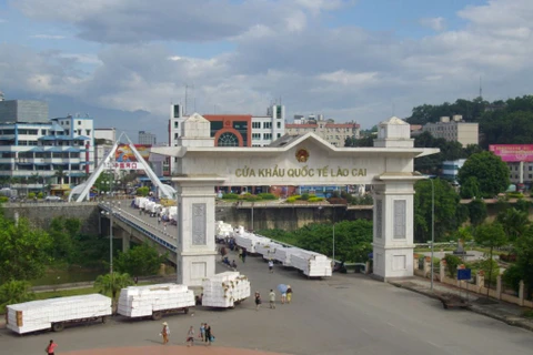 Export via Lao Cai int’l border gate remains stable 