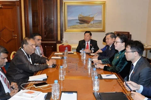 Vietnamese NA Chairwoman meets Sri Lankan counterpart