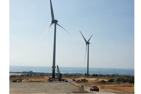 Ninh Thuan: Mui Dinh wind power plant inaugurated
