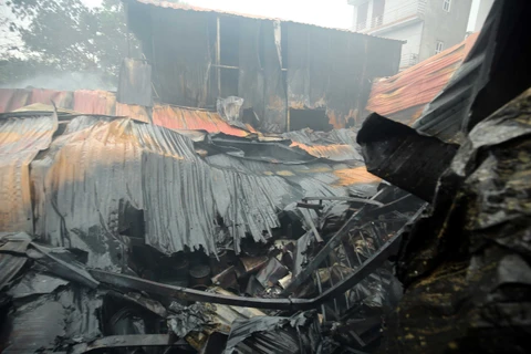Hanoi: Eight killed, go missing in workshop blaze