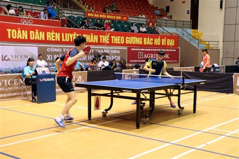 Int’l table-tennis tourney kicks off in Hai Duong
