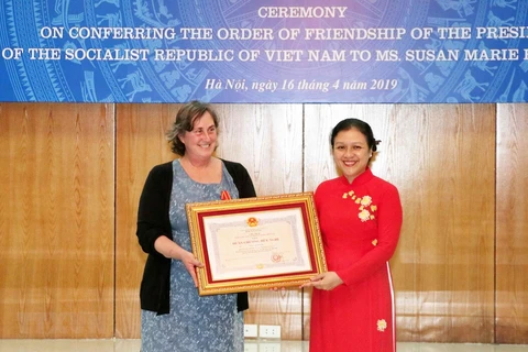 Vietnam honours US woman for Agent Orange relief work