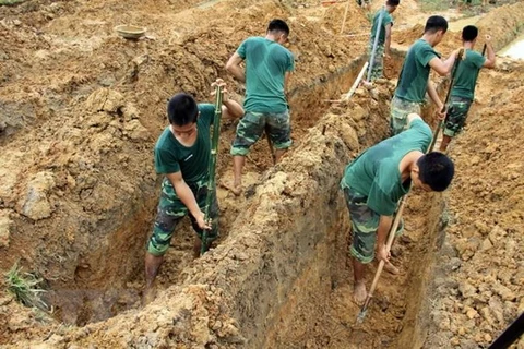 Quang Tri: remains of 20 war martyrs collected