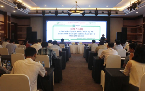 Quang Binh: Public assessment on administration services released