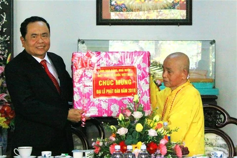 Front leader congratulates Buddhist dignitaries over Buddha’s birthday 