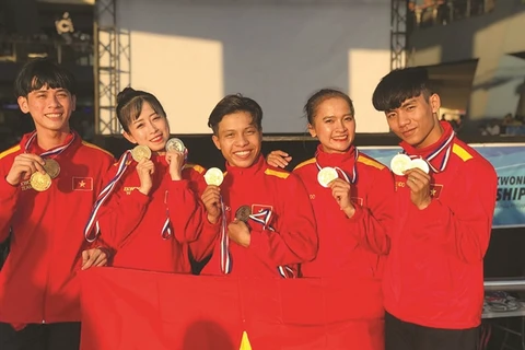  Vietnam wins 72 medals at ASEAN Taekwondo Championship
