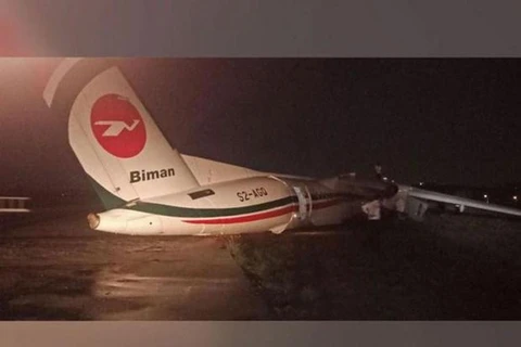 Myanmar: 11 injured as plane slides off runway 