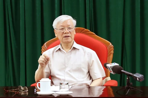 Party chief, President Nguyen Phu Trong chairs key officials’ meeting