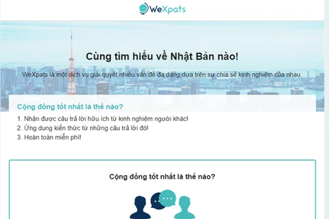 Website supporting Vietnamese expats in Japan makes debut