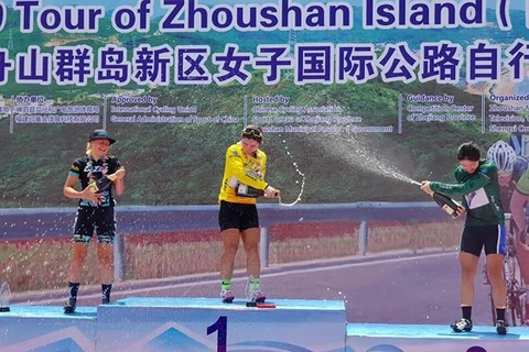 Vietnamese cyclist wins Tour of Zhoushan Island