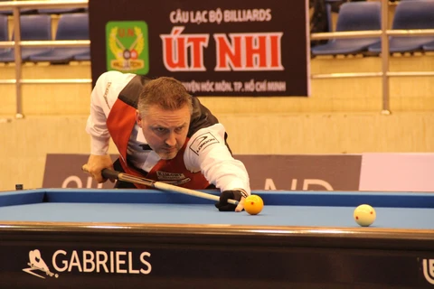 Belgian cueist shines at Carom Billiard World Cup in HCM City