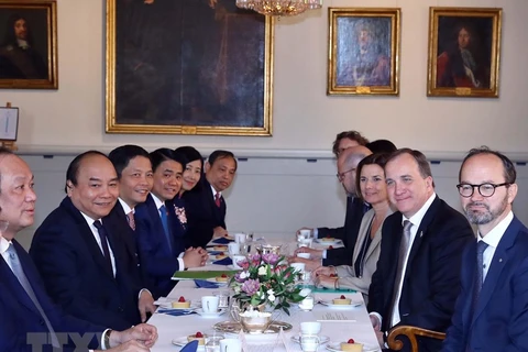 Vietnamese, Swedish PMs hold talks 
