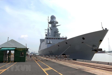French naval anti-air frigate Forbin visits HCM City 