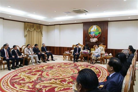 Vietnamese officials visit Laos to strengthen ties