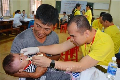 Children receive free correction of facial deformity, gifts