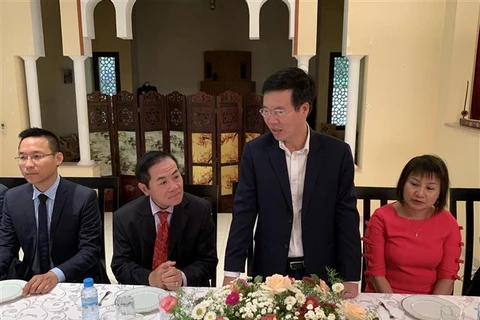 Politburo member Vo Van Thuong pays visit to Morocco