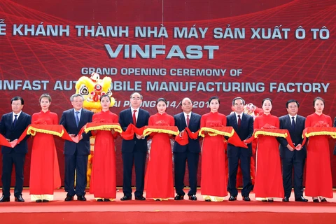 VinFast auto manufacturing factory opened in Hai Phong