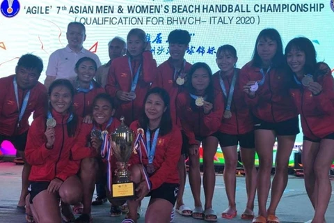 Vietnam win silver at Asian women’s beach handball champs