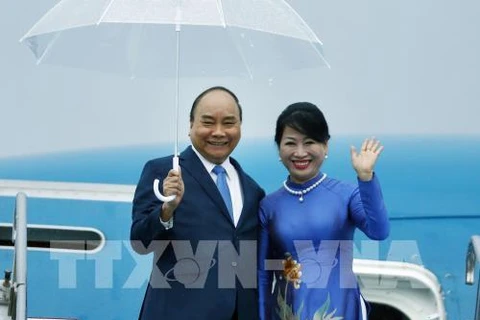 PM Nguyen Xuan Phuc arrives in Japan