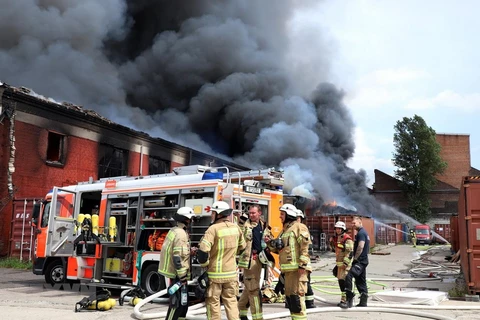 Vietnamese market in Germany on fire